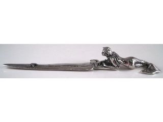 Basic Spirit Mermaid Letter Opener * Handcrafted Pewter Home Lead Free LO 1