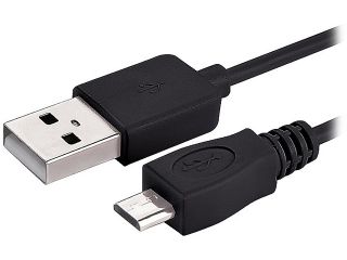 Insten 1667971 6 Feet Black 1x Micro USB 2  in 1 Cable