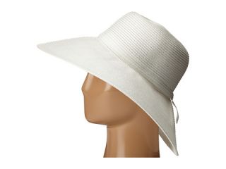 San Diego Hat Company MXL1017 Round Crown Floppy with Braided Self Tie White