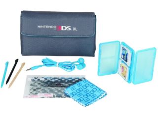 Power A Blue 3DS XL Starter Kit for Nintendo 3DS