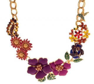 Joan Rivers Limited Edition Garden Glam 17 1/2 Inch Bib Necklace —