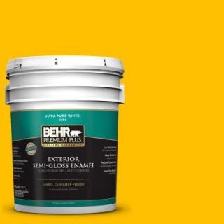BEHR Premium Plus 5 gal. #360B 7 Center Stage Semi Gloss Enamel Exterior Paint 534005