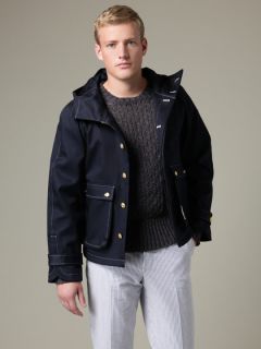 Cotton Mackintosh Jacket by Thom Browne