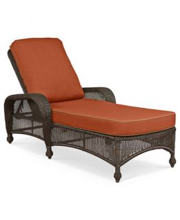Monterey Wicker Outdoor Chaise Lounge: Custom Colors   Furniture