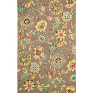 Safavieh Four Seasons Rectangular Gray Floral Woven Accent Rug (Common: 2 ft x 4 ft; Actual: 30 in x 48 in)