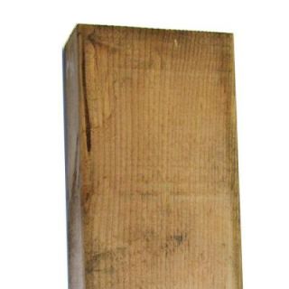 4 in. x 6 in. x 8 ft. #2 Hi Bor Pressure Treated Timber 656708