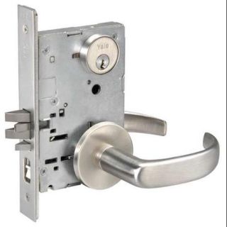 YALE PBR8807FL x 626 x YMS Mortise Lockset, Lever, Curved Lever, Rose