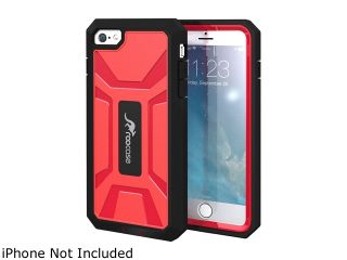 Apple iPhone 6 / 6S 4.7 inch Case, roocase KAPSUL PC TPU Hybrid Tough Armor Cover, Red