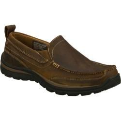 Mens Skechers Relaxed Fit Superior Gains Brown