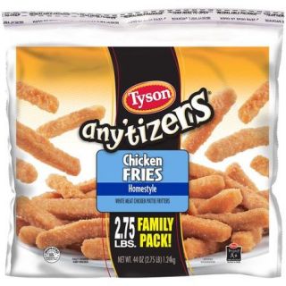 Tyson Any'tizers Homestyle Chicken Fries, 44 oz