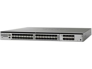 Refurbished: CISCO WS C4500X F 32SFP+ Catalyst 4500 X 32 Port 10GE IP Base, Back to Front Cooling, No P/S