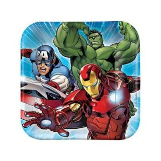 Avengers 7&#34; Cake Plates (8 Pack)   Party Supplies
