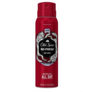 Old Spice Wild Collection Re Fresh Deodorant Body Spray, Wolfthorn 3.75 oz (Pack of 3)