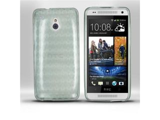 BJ For HTC One Mini TPU Gel Skin Case Cover   Smoke