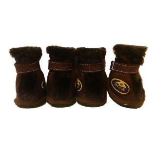 Pet Life Comfort Protective Faux Fur Boots (Set of 4)   13664046