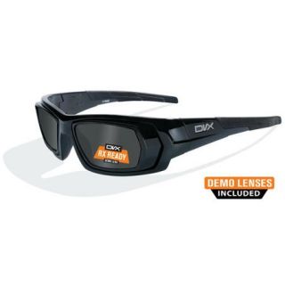 DVX Next Rx able Sun + Safety Sunglasses, Gloss Black
