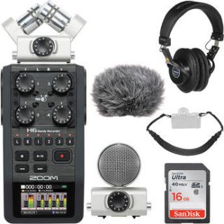 Zoom  H6 Portable Recorder Field Kit