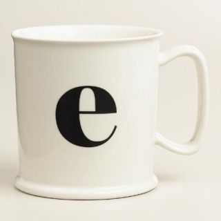 E Monogram Porcelain Mug