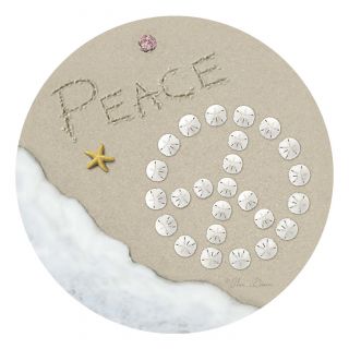 Peace Sandwriting Occasions Coaster by Thirstystone