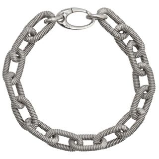 Sterling Silver Wire Link Italian Bracelet   Shopping   Top