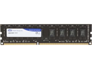 Team Elite Plus 8GB (2 x 4GB) 240 Pin DDR3 SDRAM DDR3 1333 (PC3 10600) Desktop Memory Model TPD38G1333C9DC01
