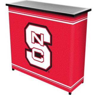 Trademark 2 Shelf 39 in. L x 36 in. H North Carolina State Portable Bar with Case LRG8000 NCS
