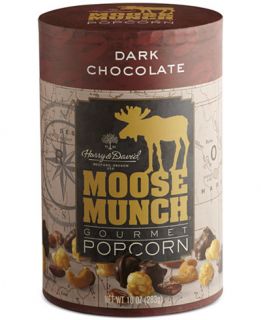 Harry & David 10oz Dark Chocolate Moose Munch Canister   Gourmet Food