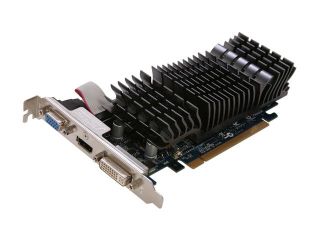 ASUS Radeon HD 5450 DirectX 11 EAH5450 SILENT/DI/1GD3(LP) 1GB 64 Bit DDR3 PCI Express 2.1 x16 HDCP Ready Low Profile Ready Video Card