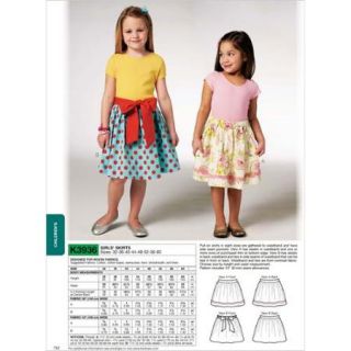 Girls's Skirts   32   36   40   44   48   52   56   60 Pattern