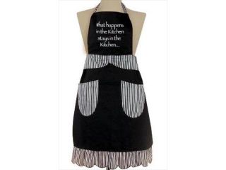 Manual Woodworkers and Weavers IOAPBK What Happens In The Kitchen Apron, 24 X 30 in.