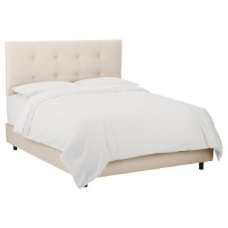 Dolce Faux Silk Upholstered Bed   Skyline
