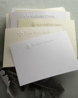 Embossed Motif Cards & Envelopes