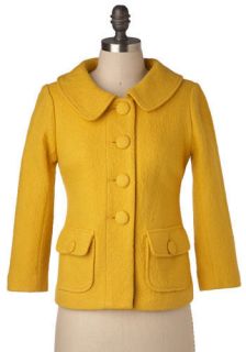 BB Dakota Saffron Sophisticate Coat  Mod Retro Vintage Jackets