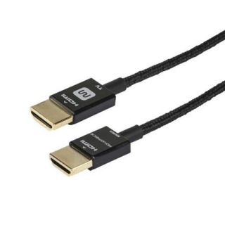 Ultra Slim 18Gbps Active High Speed HDMI Cable with RedMere Technology, 15ft Black