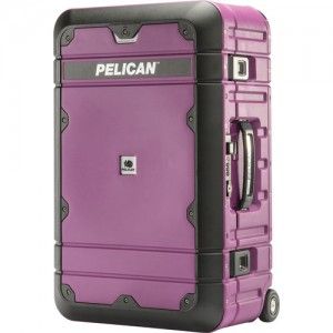 Pelican LG EL22 PLUBLK Luggage, 22" ProGear Elite Carry On w/Enhanced Travel System   Plum w/Black