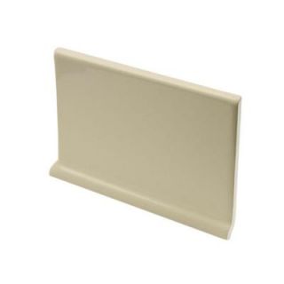 U.S. Ceramic Tile Color Collection Matt Fawn 4 in. x 6 in. Ceramic Cove Base Wall Tile DISCONTINUED U285 AT3410