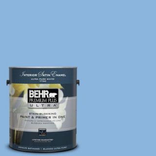 BEHR Premium Plus Ultra 1 gal. #570B 4 Bayou Satin Enamel Interior Paint 775401