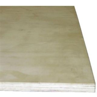 Birch Plywood (Common: 1/2 in. x 2 ft. x 4 ft.; Actual: 0.476 in. x 23.75 in. x 47.75 in.) 1503004