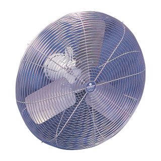 Schaefer Washdown Duty Circulation Fan — 24in., 7094 CFM, 1/2 HP, 115 Volt, Model# 24CFO-EWDS  Wall Mount   Garage Fans