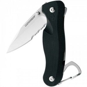 Leatherman 8601251 Knife, 2.6" CRATER C33LX Folding Straight Edge (Open Box Item)