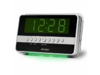 AM / FM Dual Alarm Clock Radio with Wave Sensor