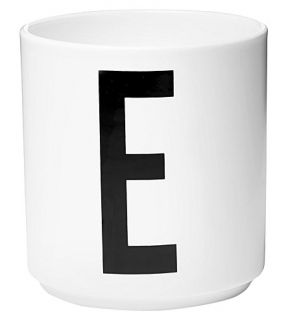 DESIGN LETTERS   E porcelain cup