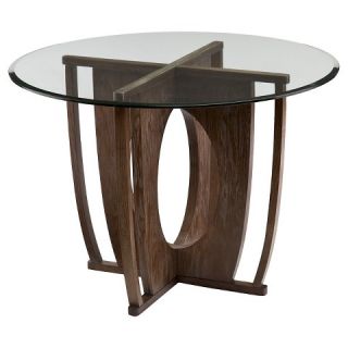 Lowell Dining Table Wood/Brown   Southern Enterprises