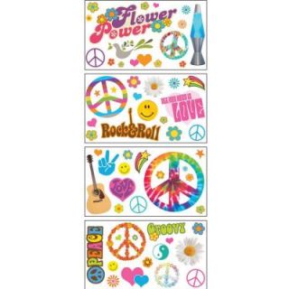 Sticky Pix Removable and Repositionable Ultimate Wall Appliques Sticker Peace WA 0004E