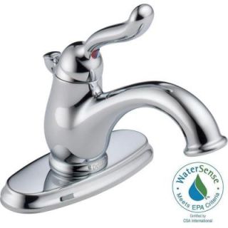 Delta Leland 4 in. Centerset Single Handle Bathroom Faucet in Stainless with Metal Pop Up 578 SSMPU DST