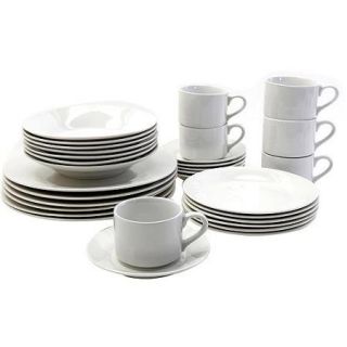 Gibson Rosendal 30 Piece Expanded Dinnerware Set, Service for 6