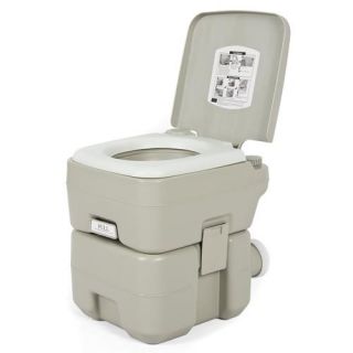 Portable Toilet 5 Gallon Dual Spray Jets Travel Outdoor Camping Hiking Toilet: Outdoor Sports