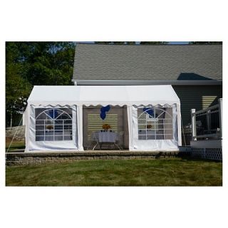 Shelter Logic 10x20 Party Tent and Enclosure Kit   White