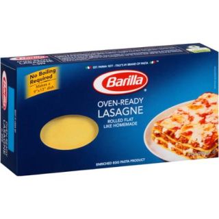 Barilla Oven Ready Lasagne Pasta, 9 oz