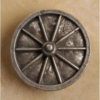 Wagon wheel lg knob (Set of 10) (Rust)